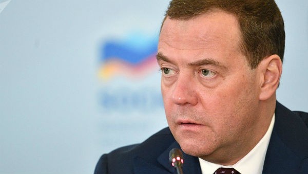 Thủ tướng Nga Dmitry Medvedev.