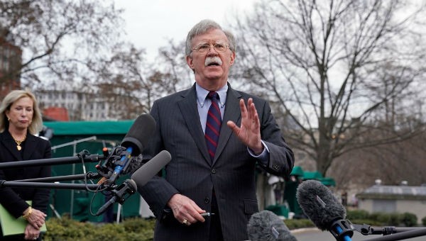 Cố vấn an ninh quốc gia Mỹ John Bolton.