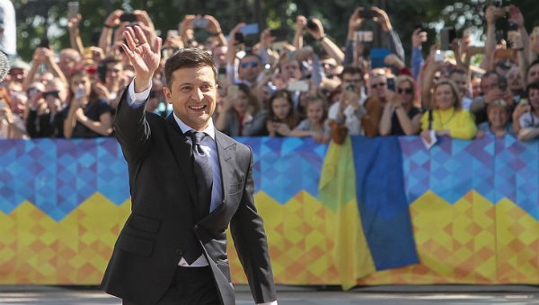 Tân Tổng thống Ukraine Volodymyr Zelensky.