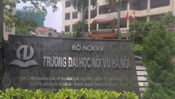 Việc kiểm tra được thực hiện tại Trường Đại học Nội vụ Hà Nội trong Quý IV/2019