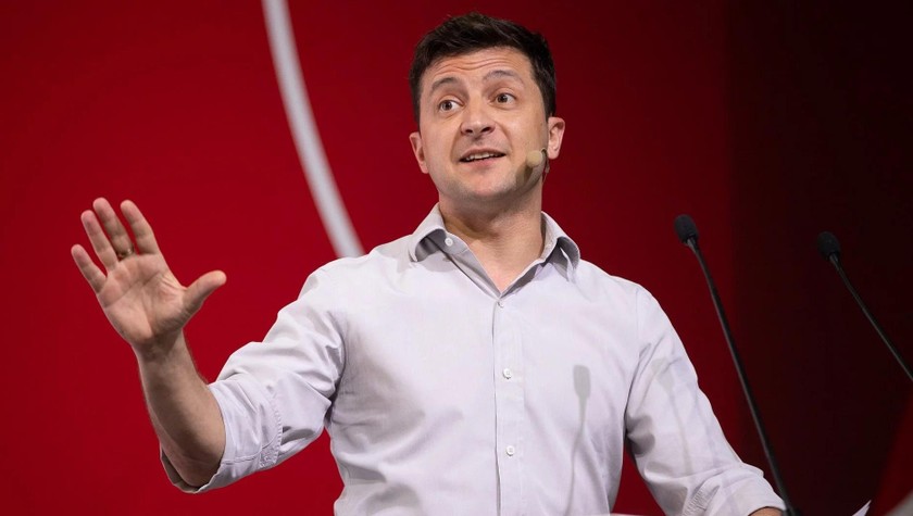 Tổng thống Ukraine Volodymyr Zelensky.