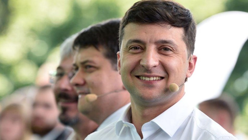 Tổng thống Ukraine Vladimir Zelensky.