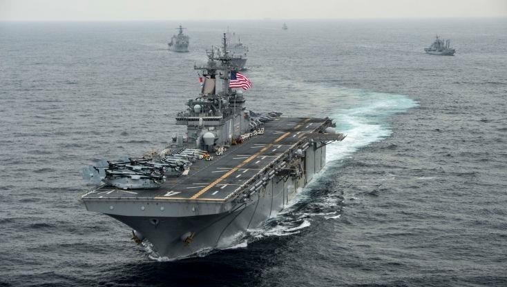 Tàu Hải quân USS Boxer của Mỹ.