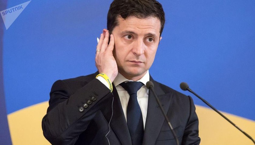 Tổng thống Ukraine Volodymyr Zelensky.