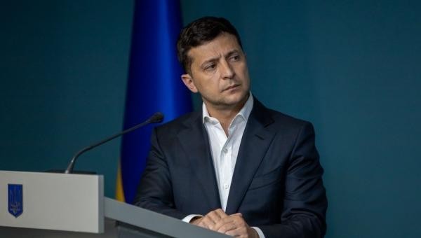 Tổng thống Ukraine Volodymyr Zelensky.