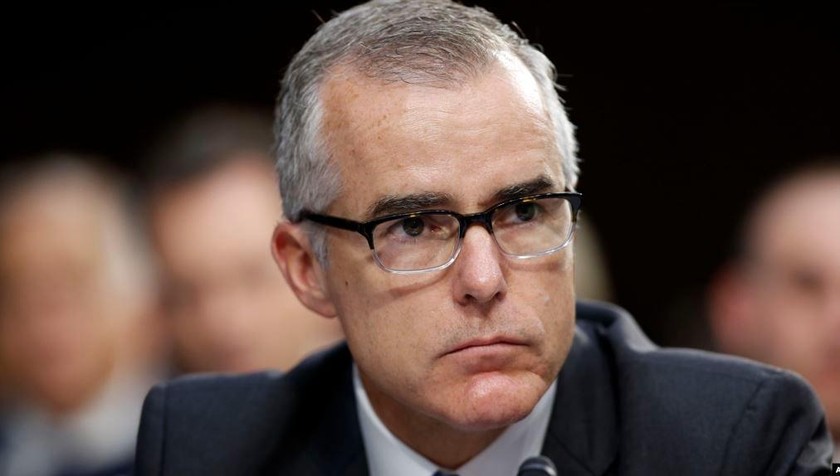 Cựu Phó Giám đốc Cục Điều tra Liên bang Mỹ Andrew McCabe.