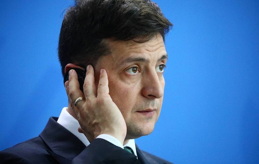 Tổng thống Ukraine Vladimir Zelensky.