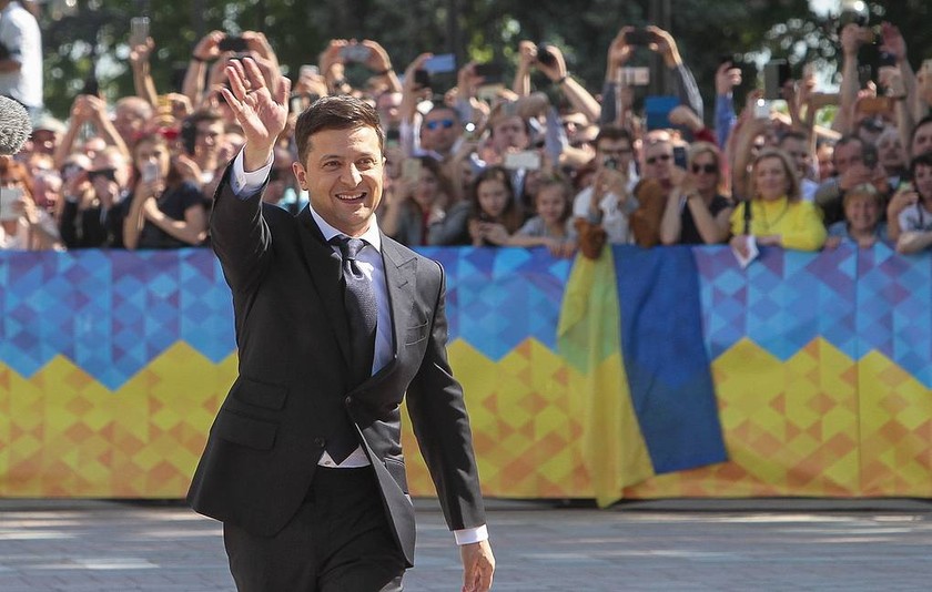 Tổng thống Ukraine Vladimir Zelensky.