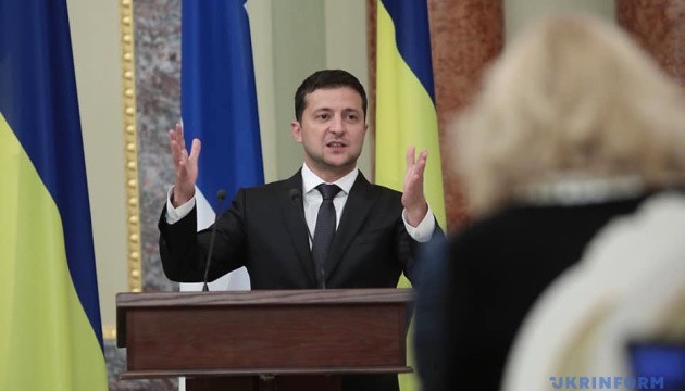 Tổng thống Ukraine Volodymyr Zelensky.