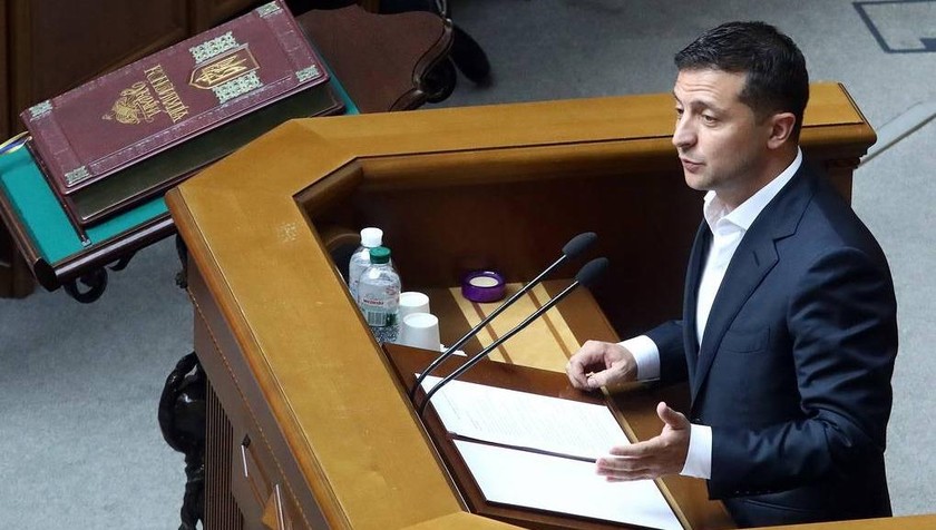 Tổng thống Ukraine Vladimir Zelensky