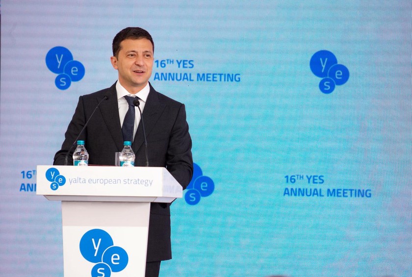 Tổng thống Ukraine Volodymyr Zelensky.