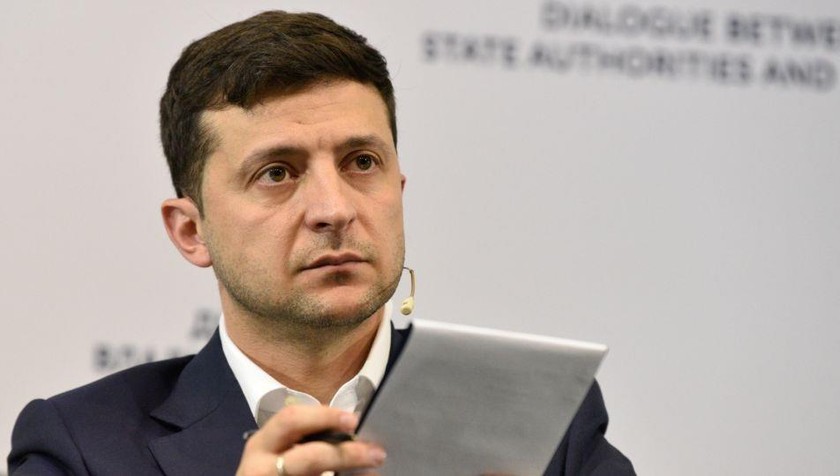 Tổng thống Ukraine Vladimir Zelensky.