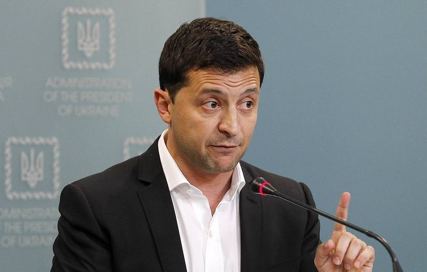 Tổng thống Ukraine Vladimir Zelensky.