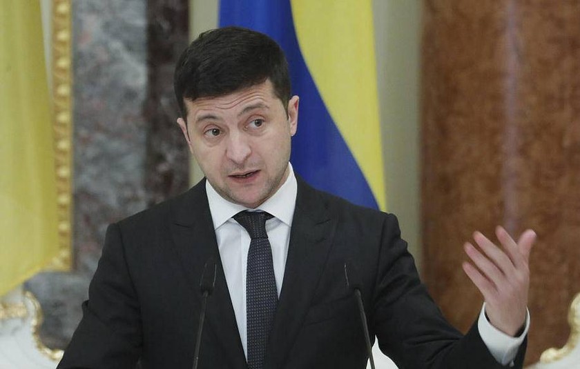 Tổng thống Ukraine Vladimir Zelensky.