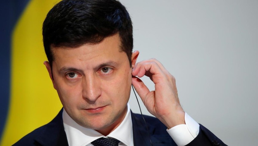 Tổng thống Ukraine Volodymyr Zelensky.