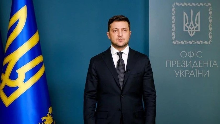 Tổng thống Ukraine Zelensky.