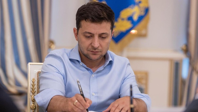 Tổng thống Ukraine Volodymyr Zelensky.