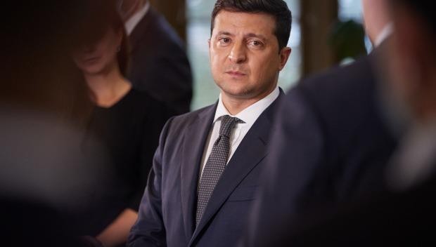 Tổng thống Ukraine Volodymyr Zelensky.