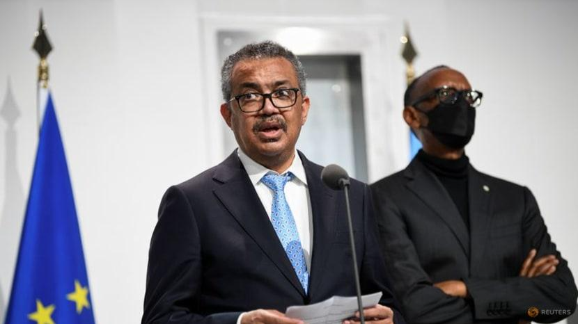 Tổng Giám đốc WHO Tedros Adhanom Ghebreyesus phát biểu tại cuộc họp báo.