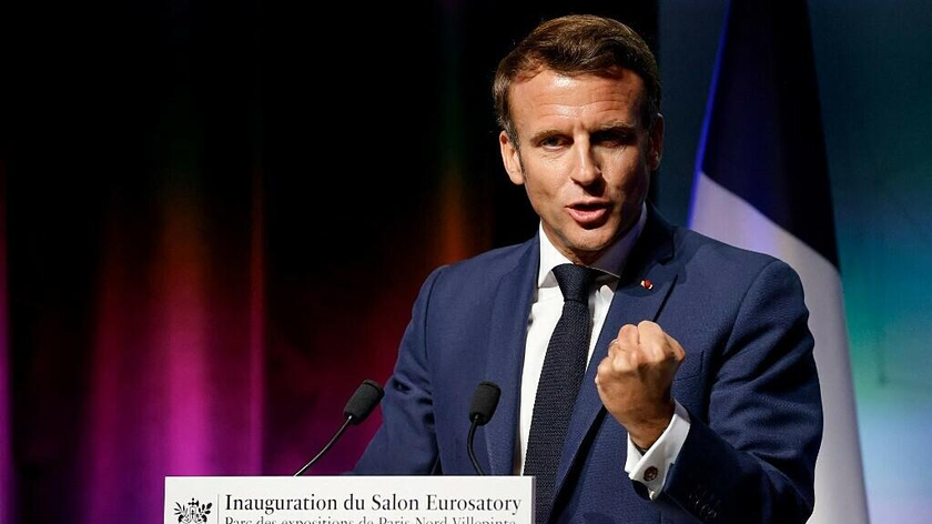 Tổng thống Pháp Emmanuel Macron.