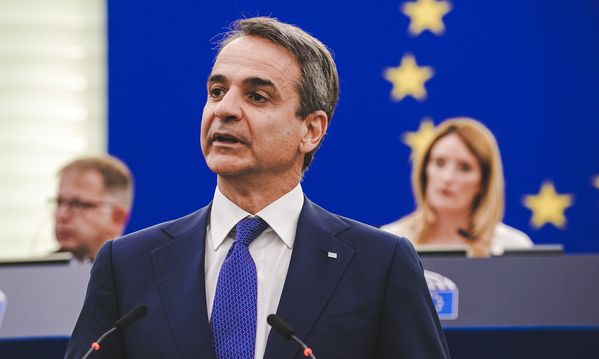 Thủ tướng Hy Lạp Kyriakos Mitsotakis.