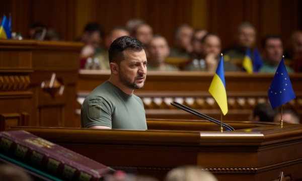 Tổng thống Ukraine Zelensky.