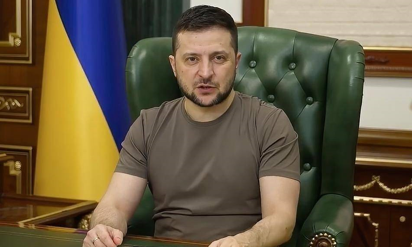 Tổng thống Ukraine Zelensky.