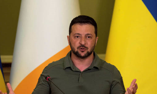 Tổng thống Ukraine Zelensky.