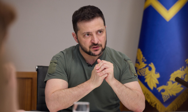 Tổng thống Ukraine Zelensky.