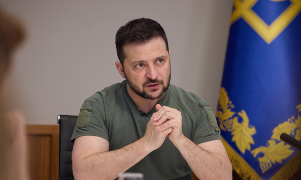 Tổng thống Ukraine Zelensky.