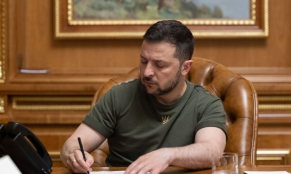 Tổng thống Ukraine Zelensky.