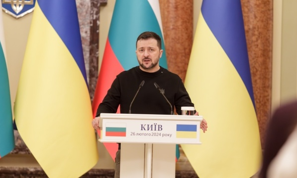 Tổng thống Ukraine Zelensky.