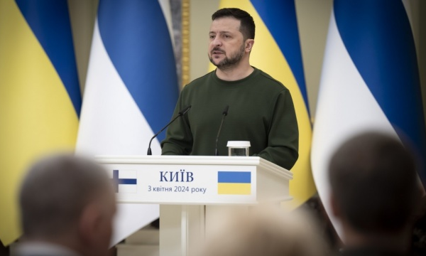 Tổng thống Ukraine Zelensky.