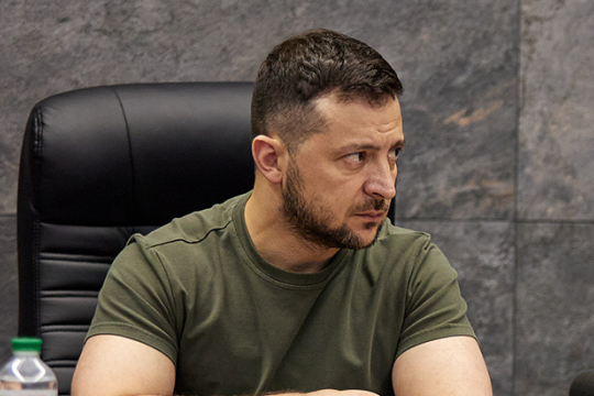 Tổng thống Ukraine Zelensky.