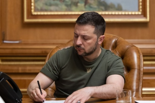 Tổng thống Ukraine Zelensky.