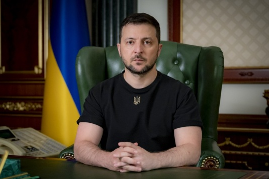 Tổng thống Ukraine Zelensky.