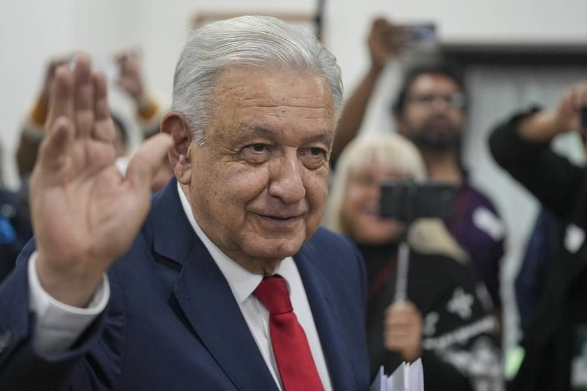 Tổng thống Mexico Andres Manuel Lopez Obrador.