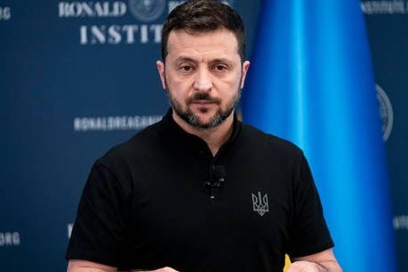 Tổng thống Ukraine Zelensky.