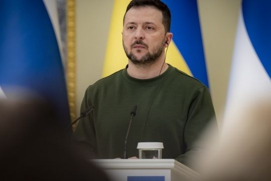 Tổng thống Ukraine Zelensky.