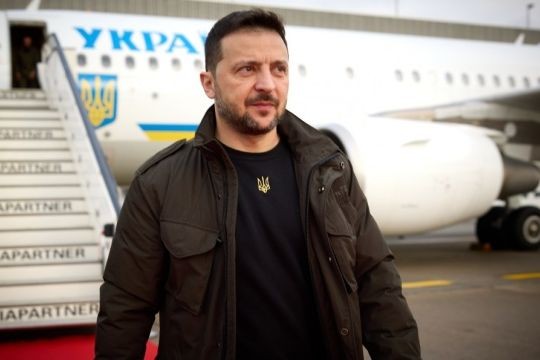 Tổng thống Ukraine Volodymyr Zelensky.