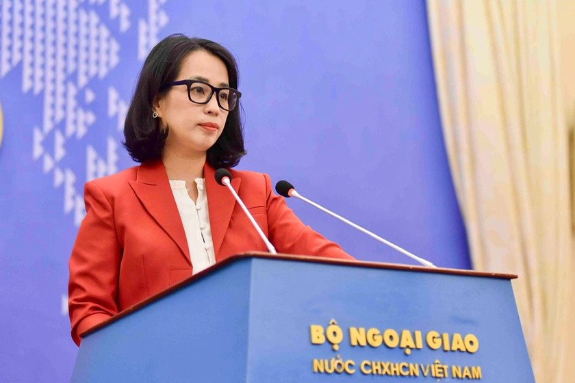 Người Phát ngôn Bộ Ngoại giao Việt Nam Phạm Thu Hằng.