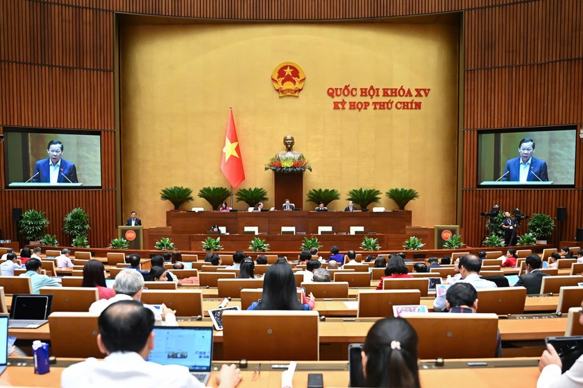 Quang cảnh phiên họp.