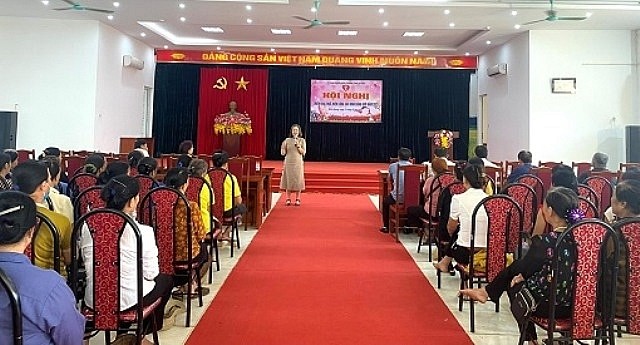 Hội nghị tuyên truyền, PBGDPL tại xã Minh Quang, huyện Ba Vì.