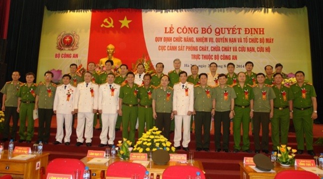 Bộ Công an ra mắt Cục Cảnh sát phòng cháy, chữa cháy và cứu nạn, cứu hộ
