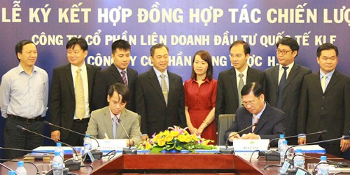 Lễ ký hợp đồng hợp tác chiến lược toàn diện giữa KLF và H.A.I, ngày 15/9