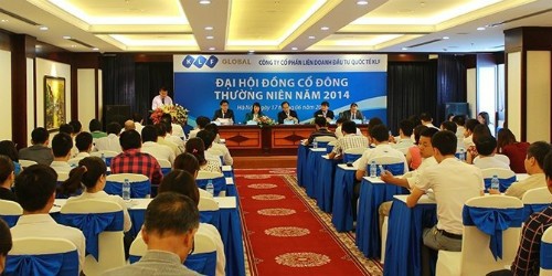 Đại hội cổ đông thường niên 2014 của Công ty cổ phần Liên doanh đầu tư quốc tế KLF (KLF) tổ chức ngày 17/6/2014