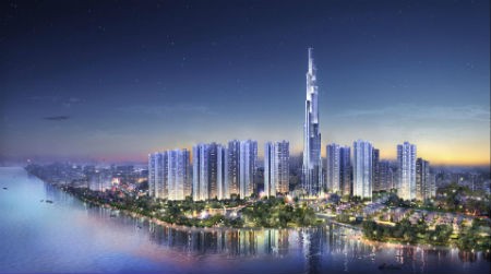 Tòa tháp Landmark 81 tại Vinhomes Center Park - Top 10 đỉnh cao thế giới - do ATKINS thiết kế