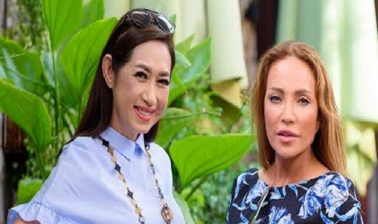 Khoe sự trẻ trung với ca sĩ Khánh Hà.