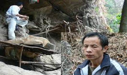 Người rừng Ma Seo Chứ và nơi từng ở trốn truy nã trong rừng sâu