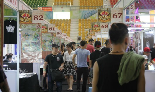 Khung cảnh tại Hanoi Ink Fest